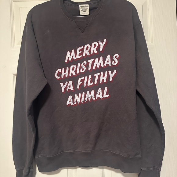 “Merry Christmas Ya Filthy Animal” St.Bernard Sweatshirt - Picture 7 of 7